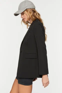 Cutout Peak-Lapel Blazer