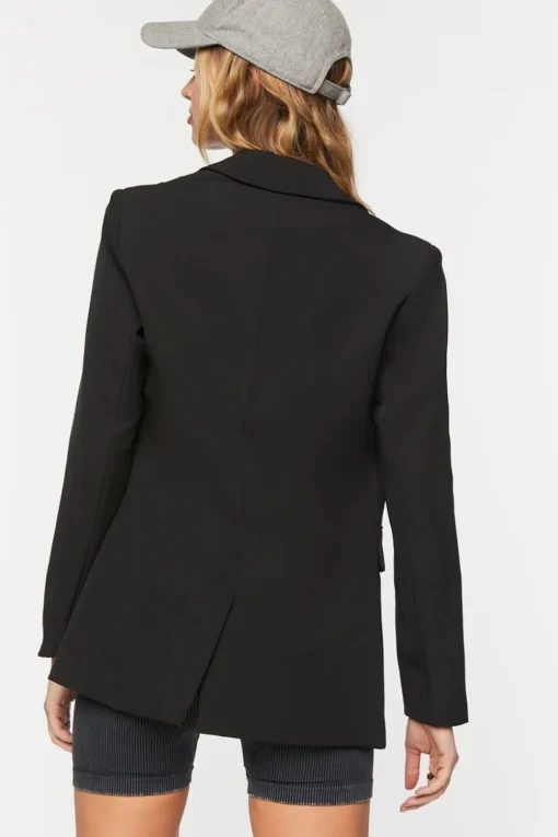Cutout Peak-Lapel Blazer