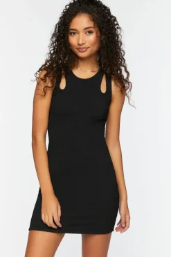 Cutout Sleeveless Mini Dress
