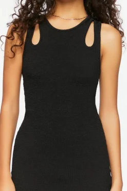 Cutout Sleeveless Mini Dress