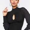 Cutout Sweater-Knit Top