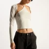 Cutout Tie-Neck Top