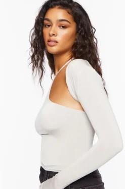 Cutout Tie-Neck Top