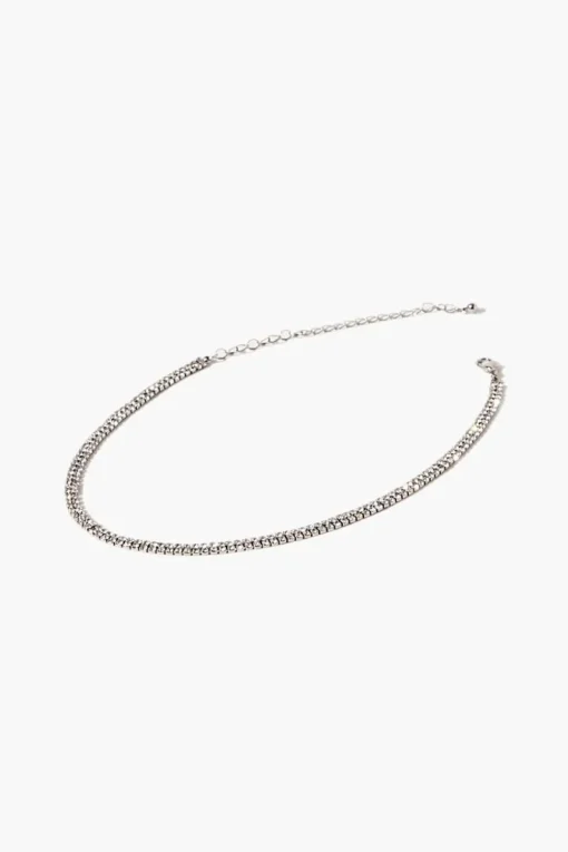 Cz Necklace & Stud Earring Set