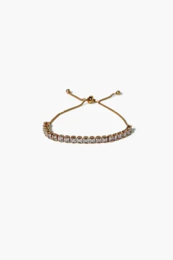 Cz Pull Cord Bracelet