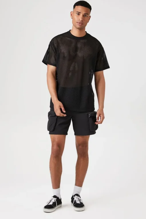 3D Zipper Pocket Cargo Shorts