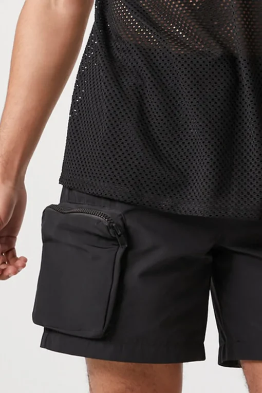 3D Zipper Pocket Cargo Shorts