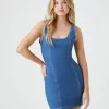 Denim Bodycon Mini Dress