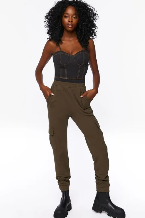 Denim Bustier Bodysuit