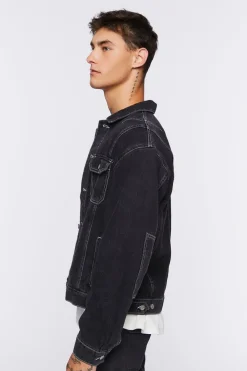 Denim Button-Up Jacket