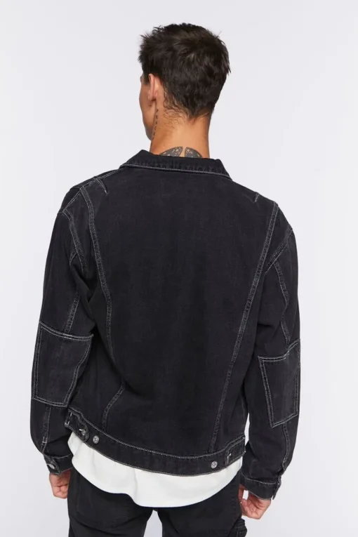 Denim Button-Up Jacket