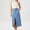 Denim Maxi Skirt