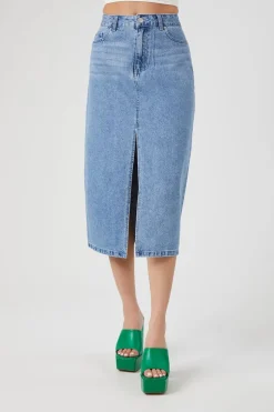 Denim Maxi Skirt