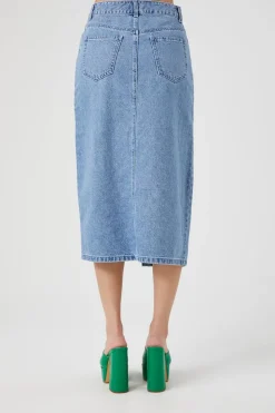 Denim Maxi Skirt
