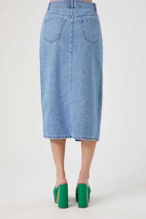 Denim Maxi Skirt