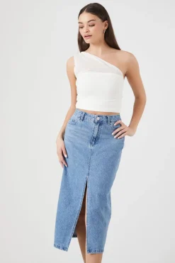 Denim Maxi Skirt