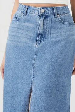 Denim Maxi Skirt