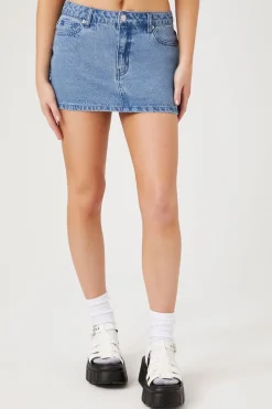Denim Mini Skirt