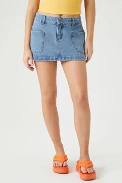 Denim Mini Skirt