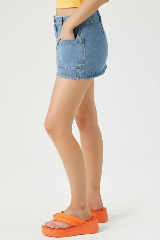 Denim Mini Skirt