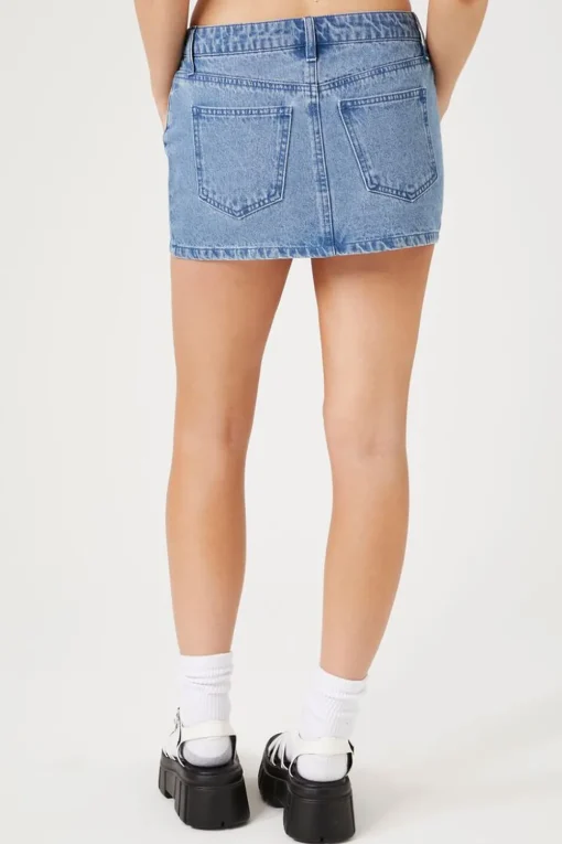 Denim Mini Skirt