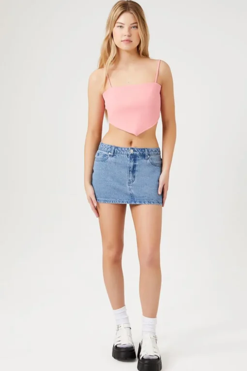 Denim Mini Skirt