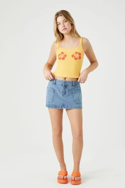 Denim Mini Skirt