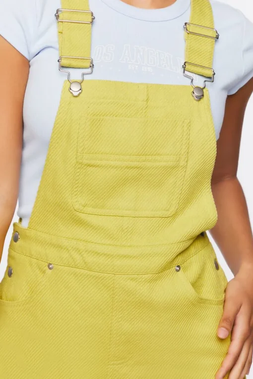 Denim Overall Shorts