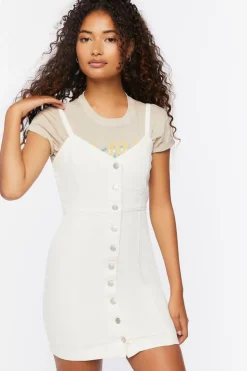 Denim Pinafore Dress