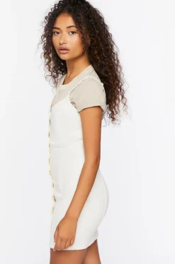 Denim Pinafore Dress