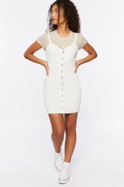 Denim Pinafore Dress