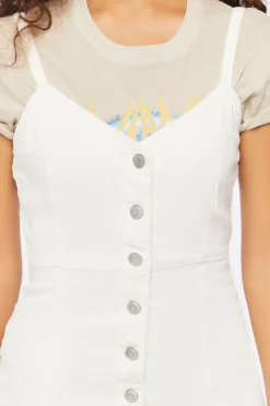 Denim Pinafore Dress