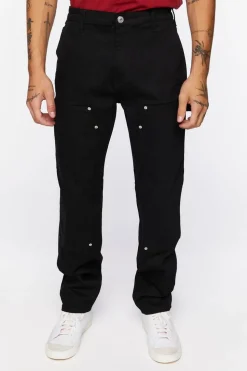 Denim Utility Pants