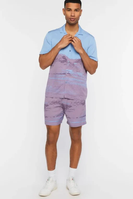 Desert Landscape Drawstring Shorts