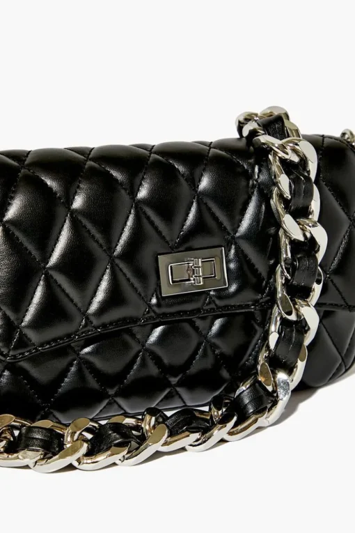 Diamond Quilted Crossbody Bag