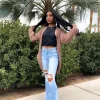 Distressed Bootcut Jeans