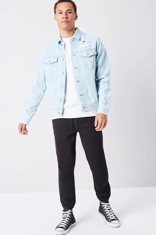 Distressed Denim Jacket