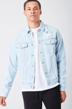 Distressed Denim Jacket