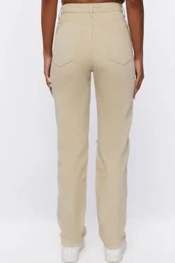 Distressed High-Rise Jeans
