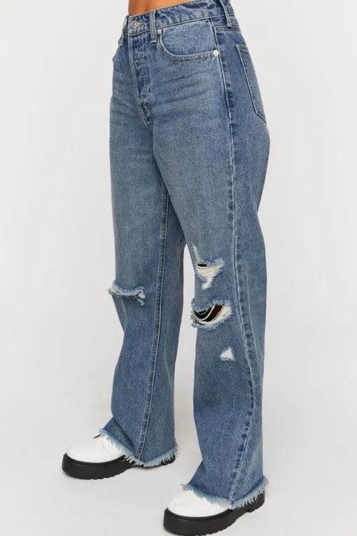 Distressed 90S-Fit Jeans