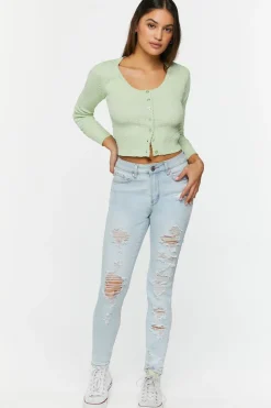 Distressed Skinny Jeans