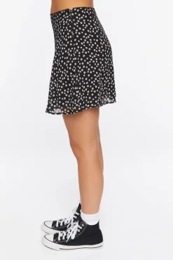Ditsy Floral Print Mini Skirt