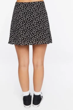 Ditsy Floral Print Mini Skirt