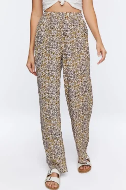 Ditsy Floral Print Pants