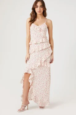 Ditsy Floral Tiered Maxi Dress