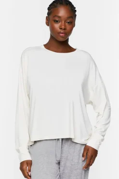 Dolman-Sleeve Pajama Top