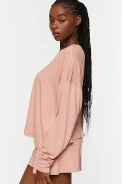 Dolman-Sleeve Pajama Top