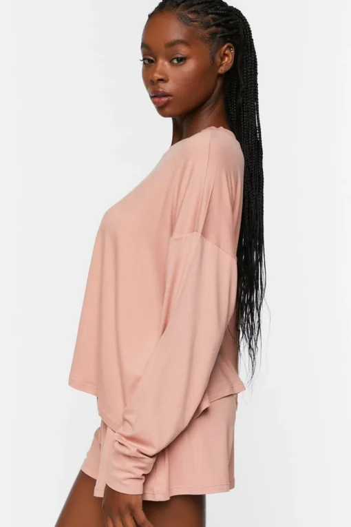Dolman-Sleeve Pajama Top