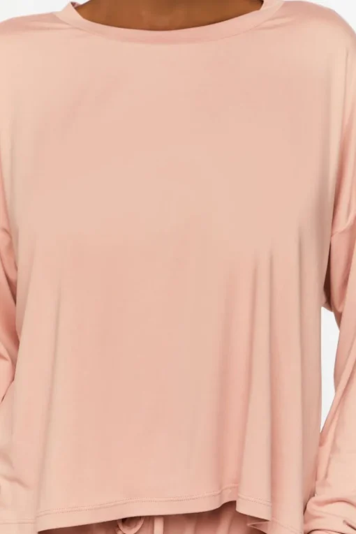 Dolman-Sleeve Pajama Top