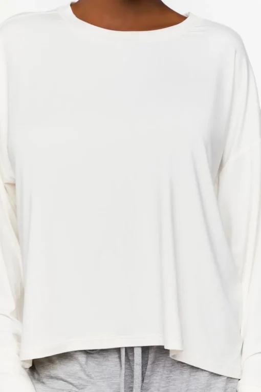 Dolman-Sleeve Pajama Top